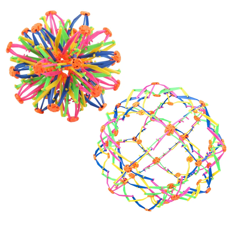 Popular DIY Kids plastic Throwing Magic Sensory Novelty Breathing flower Calming Fidgets Toys Stress Expandable Ball