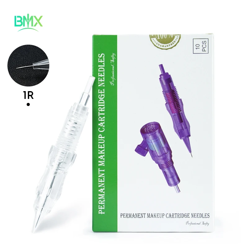 Biomaser High quality Permanent Makeup Cartridge Needles 10 pcs/box wholesale tattoo cartridge needles
