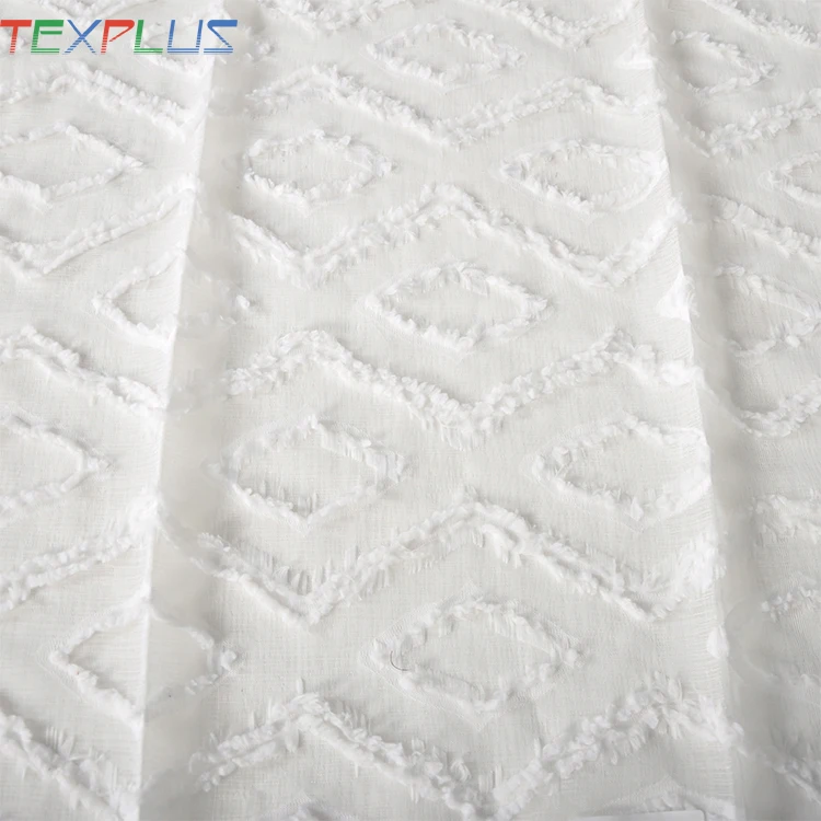 light jacquard sheer curtains