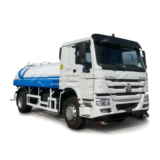 2024 Tanker Truck Howo 10000 Liter Water Tank Truck  3000 Gallon Water Tank Truck Water Spray Available