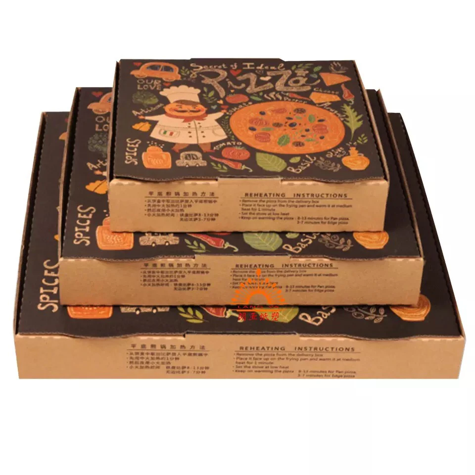 custom pizza box wholesale food grade corrugated box pizza boxes