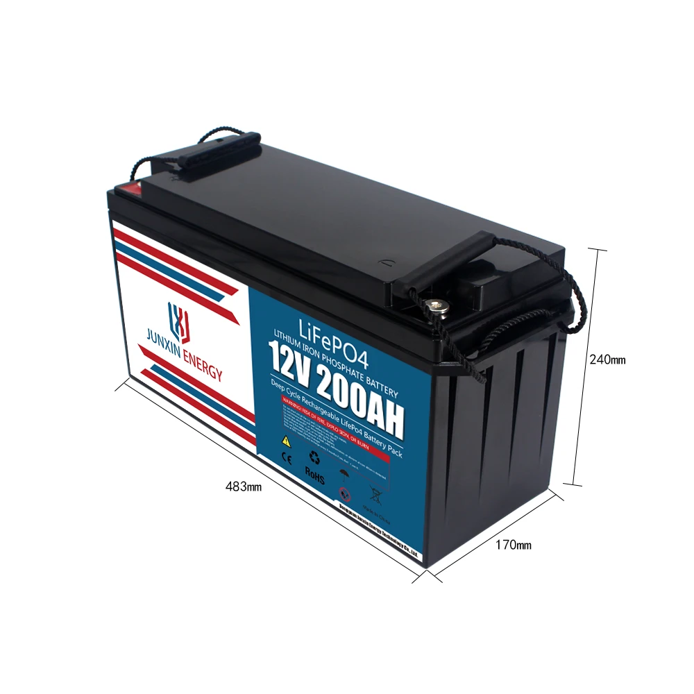 deep cycle rc 100ah 150ah 200ah 300ah lithium batterie 48v 24v 12v 12 volt lifepo4 battery pack