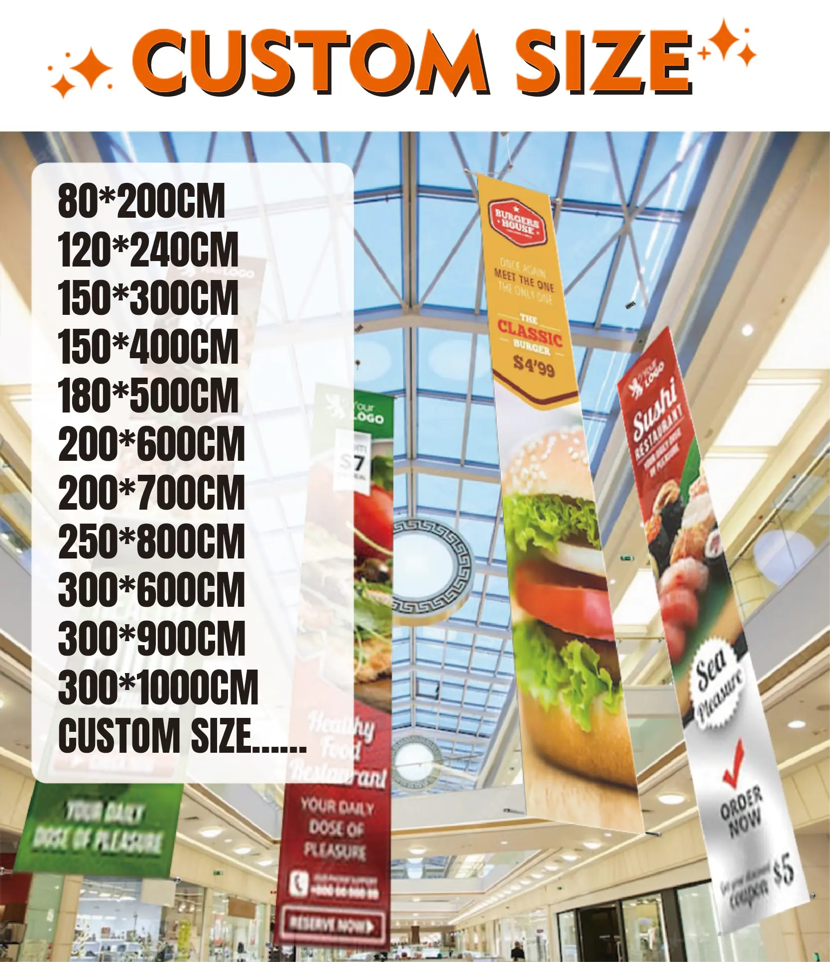 High-Quality Outdoor Wall  Custom Advertising Printing  Hanging Perforated Pvc Vinyl Banner