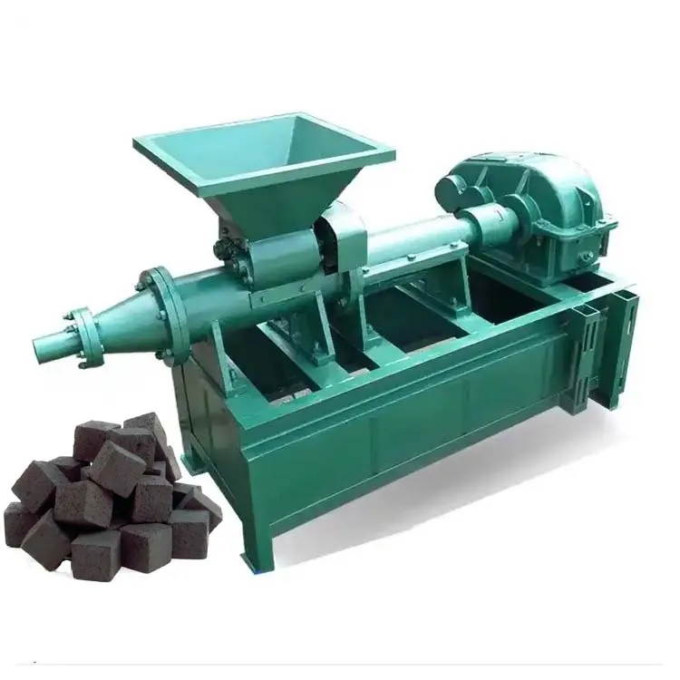 140 160 180 Type Screw Automatic Briquette Making Machine Cube Charcoal Extruder