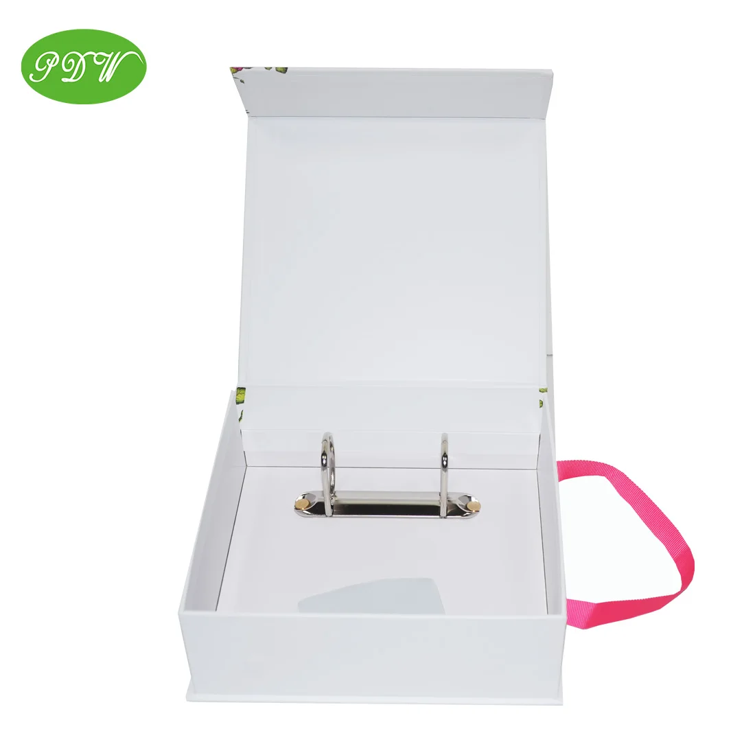 Customized Archival Ring Binder cardboard Box File With 2 Ring Binder