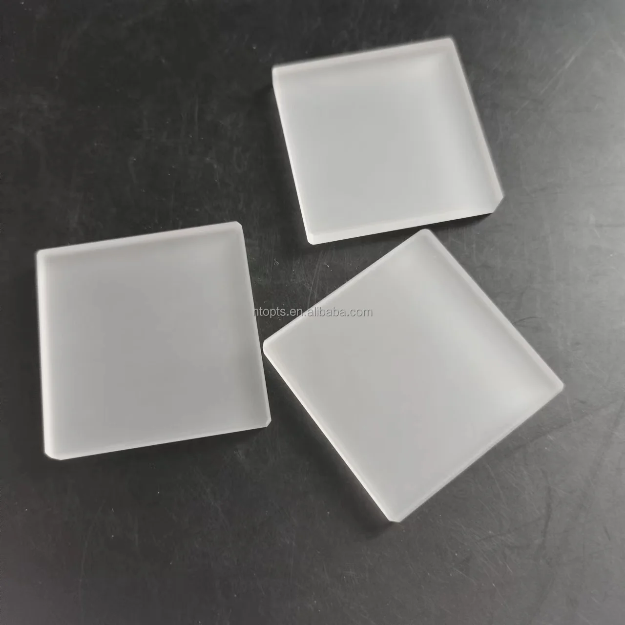 China Factory Uv Frosted Quartz plate Customized Heat Resistant Jg Quartz Glass Substrate