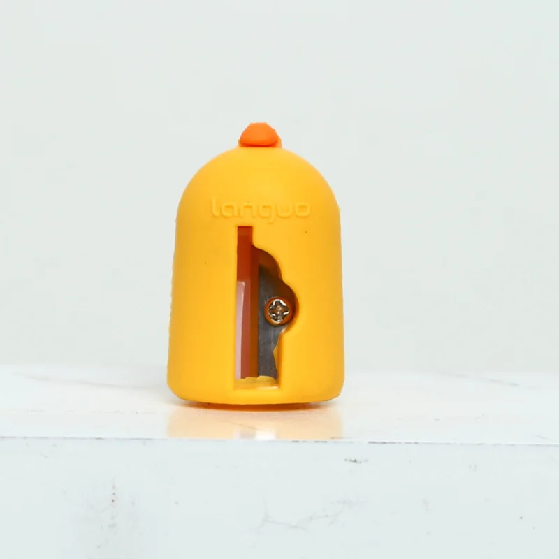 Novelty Little duck Mold PVC Soft Rubber Fashion Pencil Sharpener