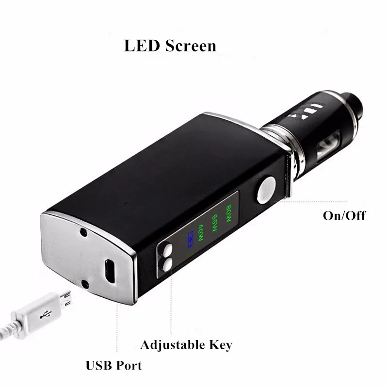 high quality vaporizer e cigarette lcd display vape mod e cig 80w box mods