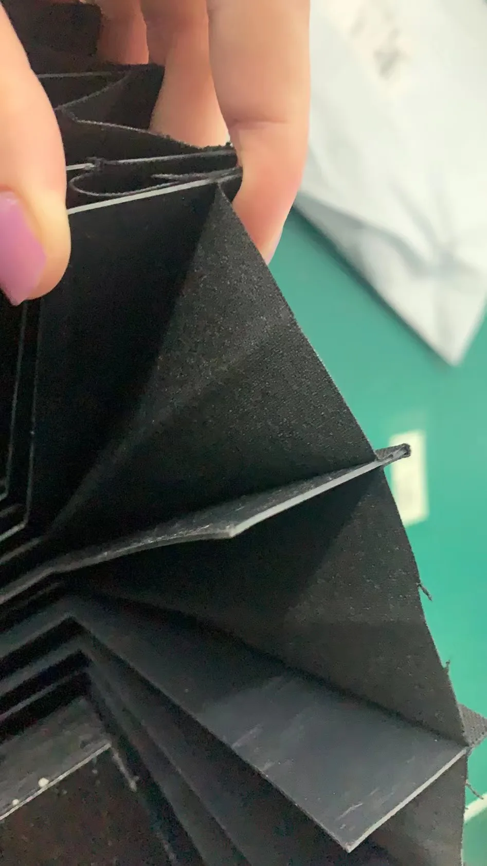 Cnc Laser Cutting Machine Accordion Dust Guard Cover Shield Dust Cover Flame Retardant Material