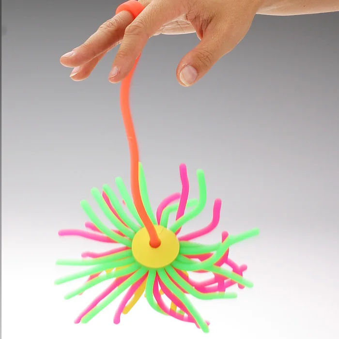 Jellyfish  YoYo Wholesale Custom Logo TPR Multicolor Jellyfish Yo-Yo for Kids Toy