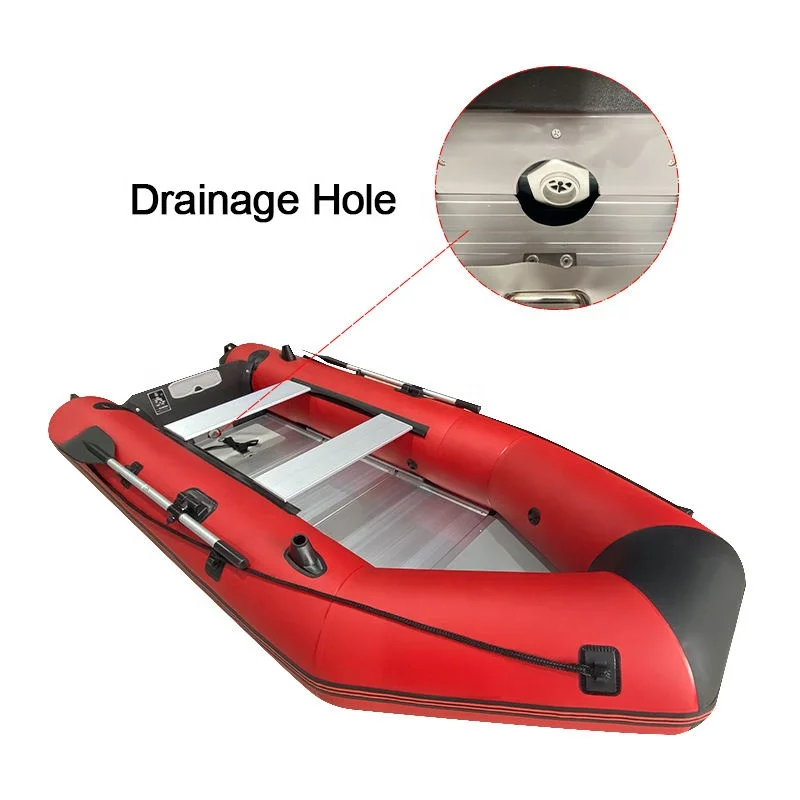 Solar Marine 6 Person Inflatable Assault Boat 10.8ft PVC Transom Speed Kayak High Thread Strength Canoe Dinghy Raft