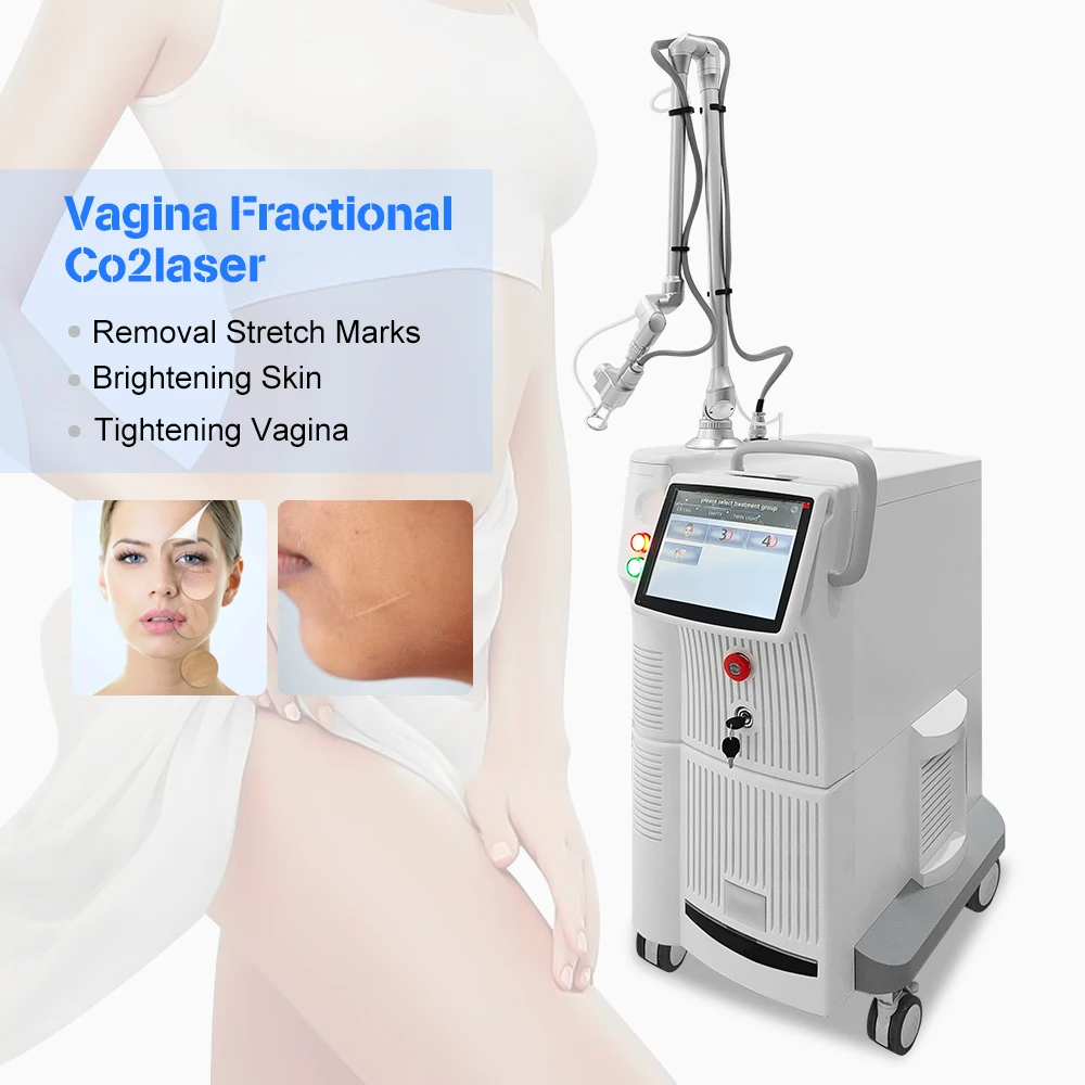 Professional Vertical Co2 Fractional Laser Machine Stretch Mark Removal Device Laser Vaginal Tightening