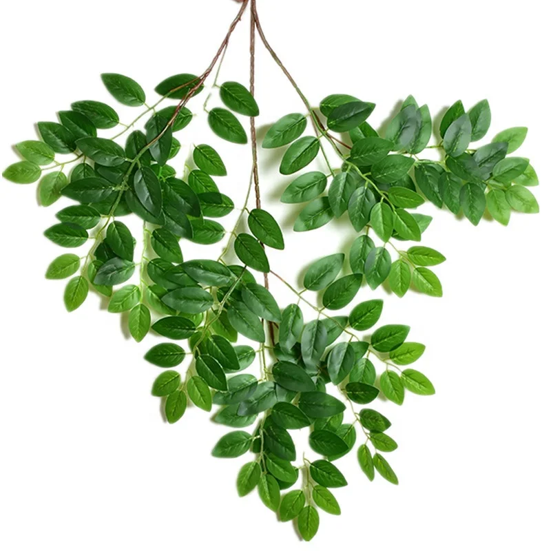 lONGSTAR Artificial Locust Tree Leaves Branches Afforestation Landscape Decoration Leaves