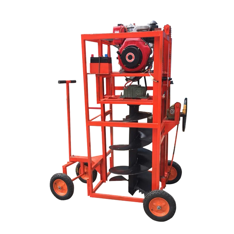 High Quality Hand Manual Garden Tools Earth Auger Excavator Drilling Machine Earth Soil Auger