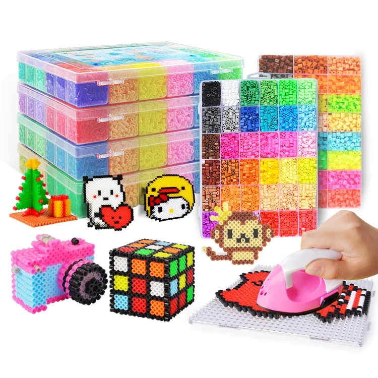 High quality 36 colored hama beads box set diy perler beads 5mm