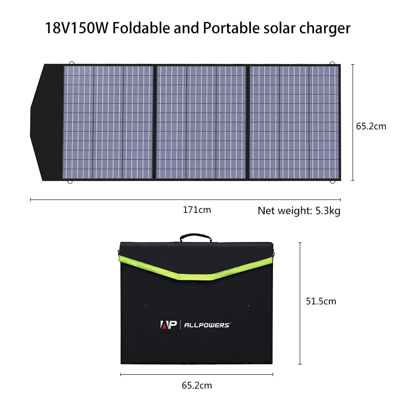 150W18V Polycrystalline Solar Generator Polycrystalline Solar Panel for 12v Battery off Grid System Home