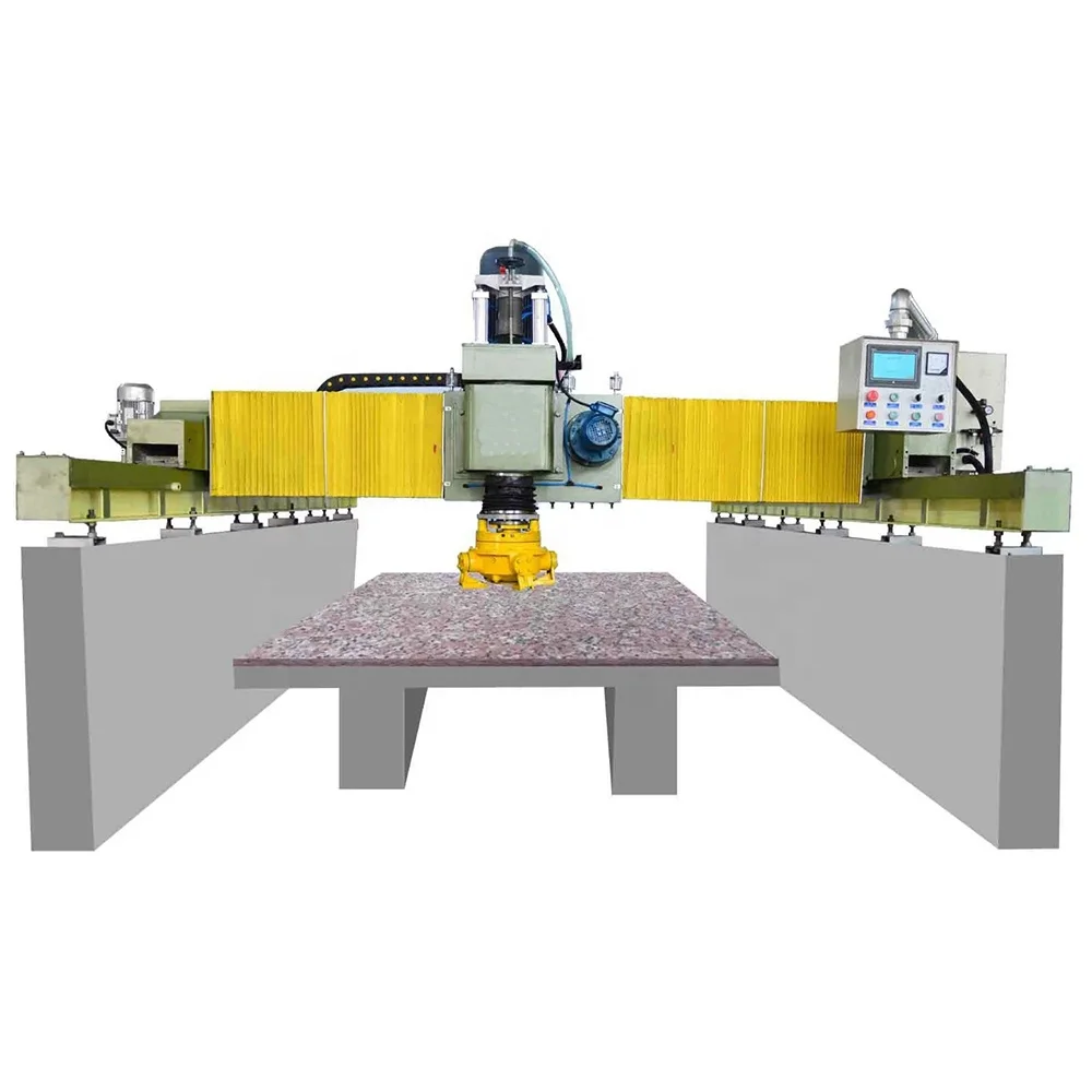 Hoyun Factory Price Stone Processing Machinery Single Head Marble Granite Tile Floor Slab Surface Line Polishing Machine