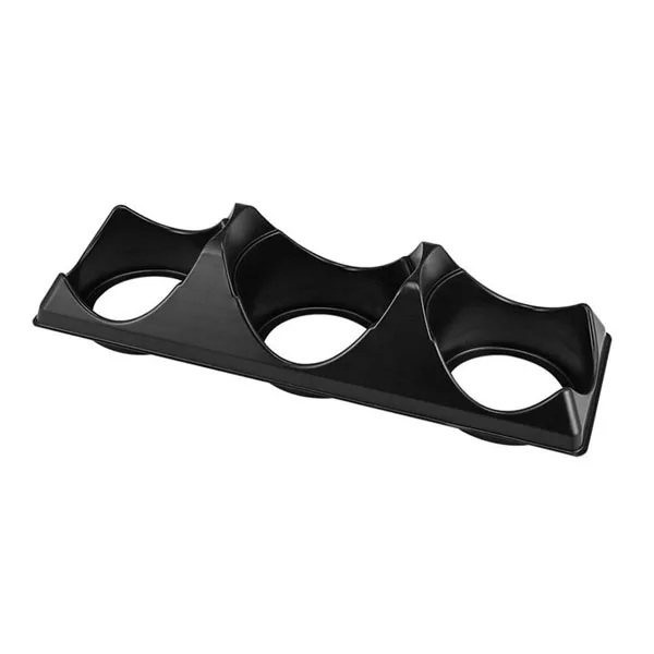3 cells New Wholesale hot sell  plastic flower pot carry tray