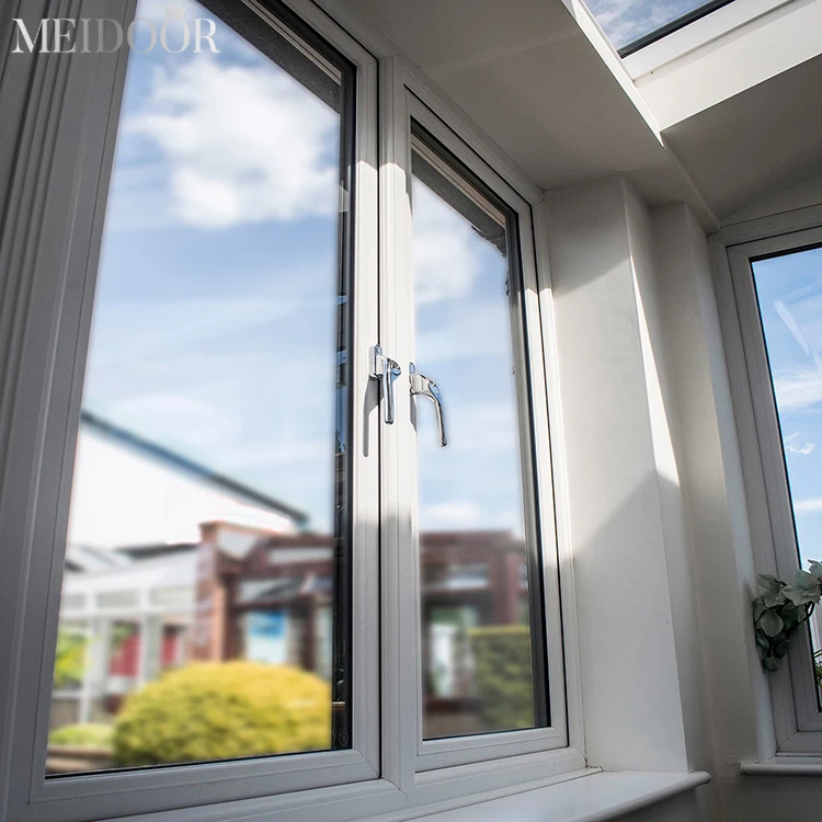 NFRC certified triple glazing  tilt and turn window aluminum passive house windows with low-e 4 smart sun energy efficient glass