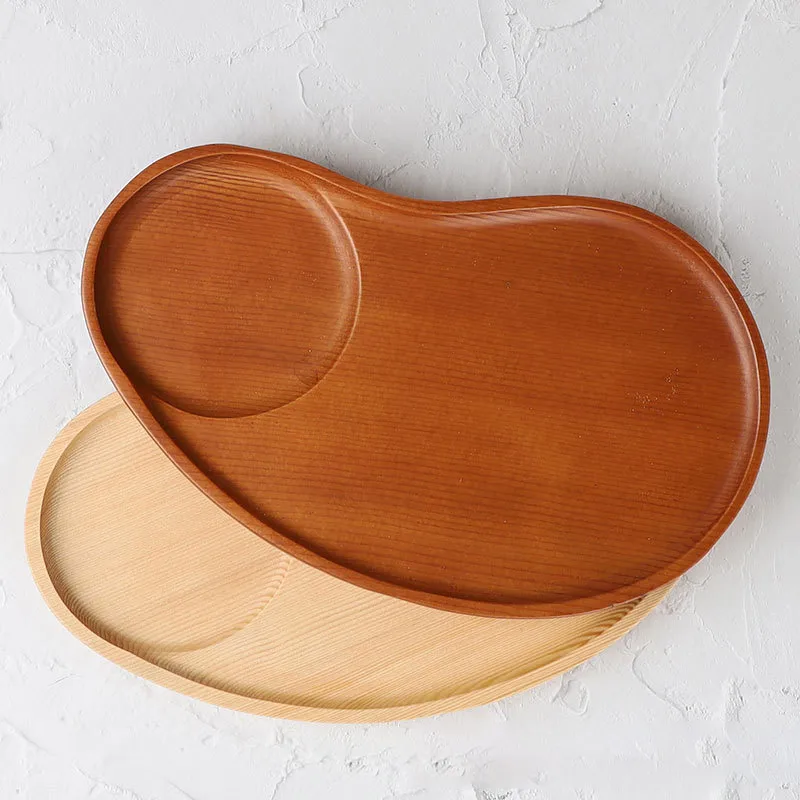 Sustainable Small Cookie Bread Tray Wooden Chip And Dip Serving Platter