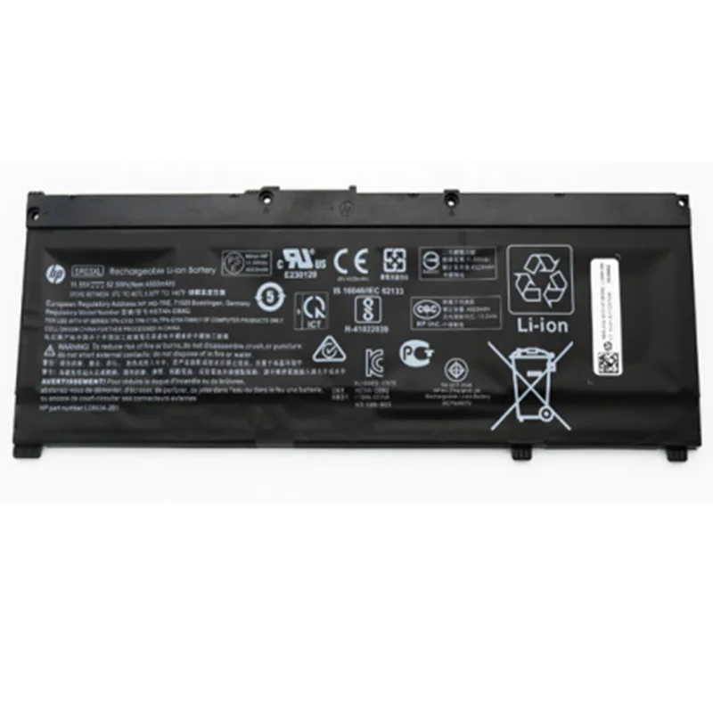 RUIHUA Laptop DC 11.55V 52.5Wh Battery SR03XL  For HP Pavilion 15-CX0058WM 15-CX Battery