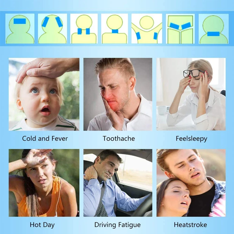 Trending Products 2024 New Arrivals Fever Cooling Gel Patch for Fever Discomfort