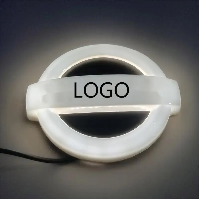 3D 4D 5D Cold Light Car Front and Rear Emblem Logo Light For VWn Golf 6 Maiteng vehicle LED Emblem Light