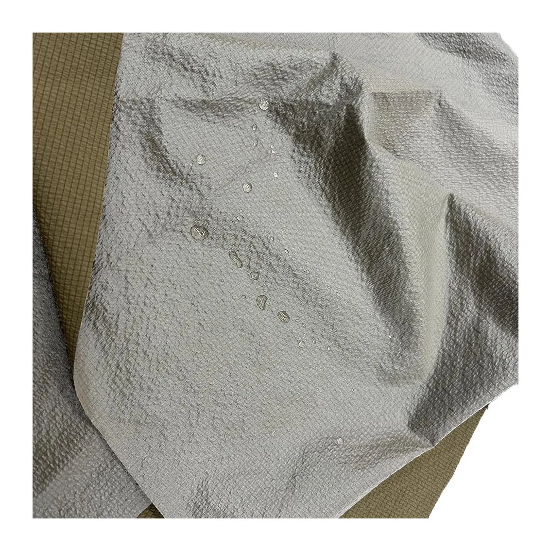 Low MOQ high quality 260T 300T 400T LAMINATED WITH TPU FILM pongee fabric for clothes