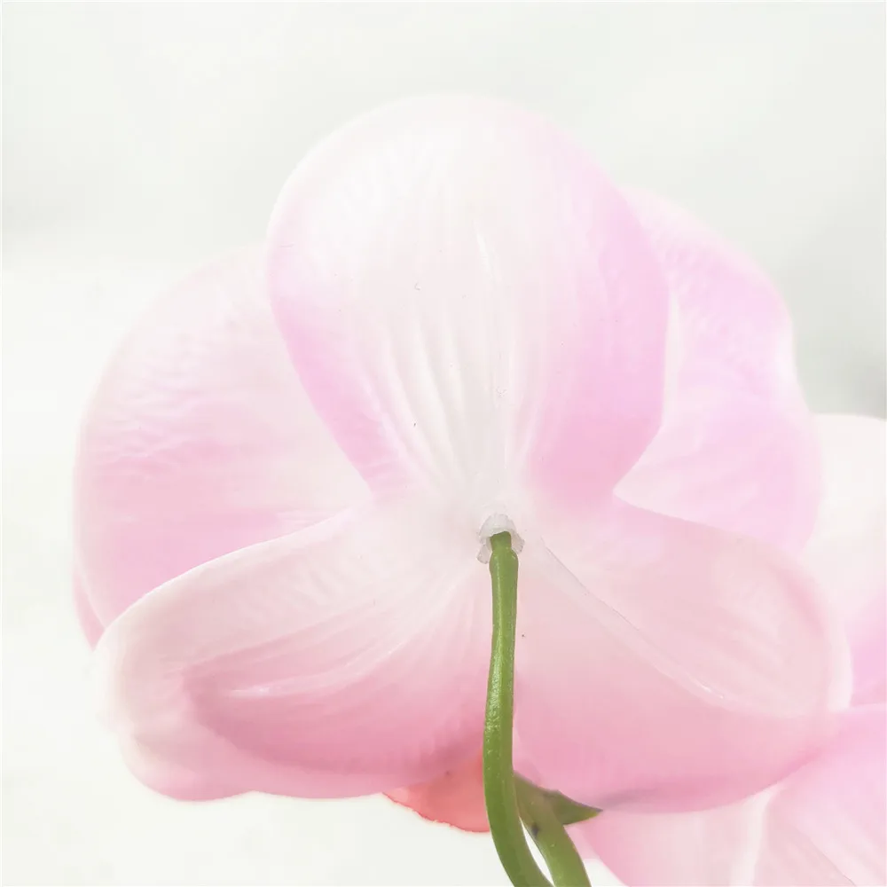 Artificial Simulation Colorful Orchid Decorative Butterfly Phalaenopsi Orchid Flower Plants With Pot