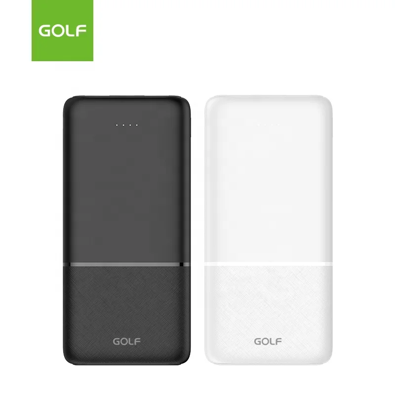 GOLF Wholesale Phone Charging Accessories High Capacity Lithium Cellphone Charging Case Mini Size Factory Power Bank 10000mah