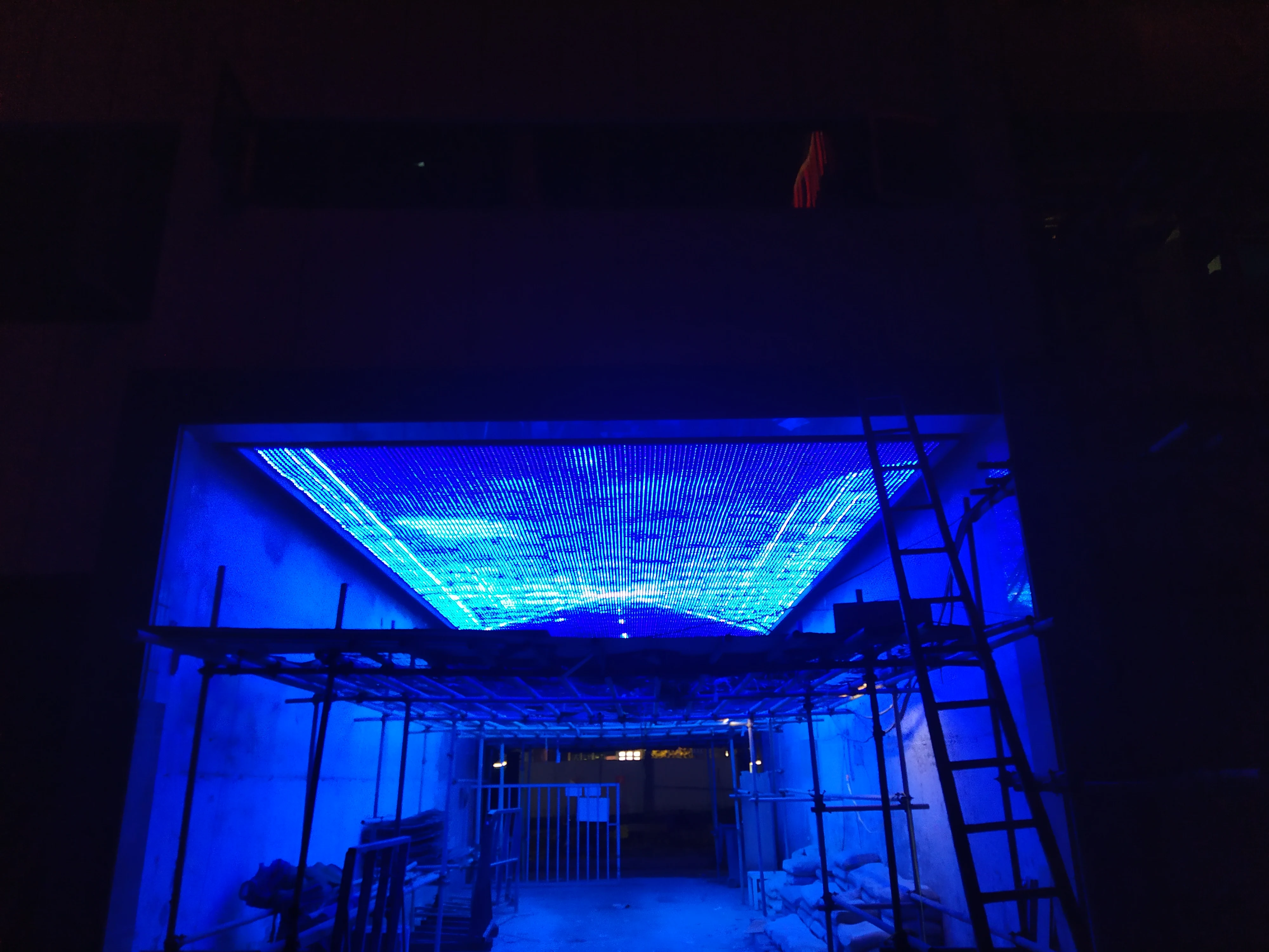 led mesh screen P30 digital light 12 v p50 RGB dip curtain p10 flexible p80 round large format pantalla type