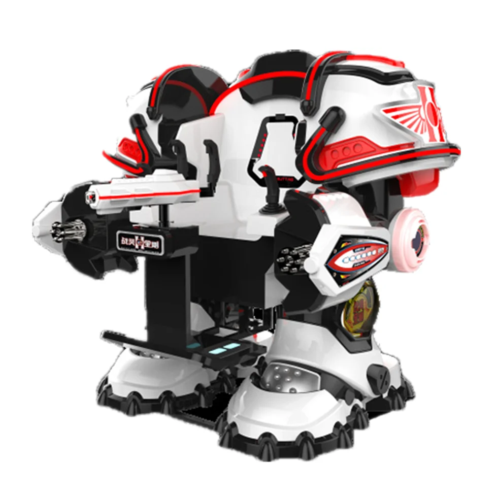 Hotselling Chargeable Amusement Park battle king 3 gen walking robot ride For Kids For Adult For Sales