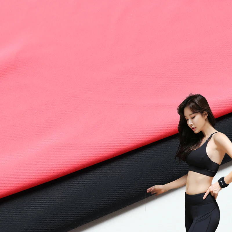 85% nylon 15% spandex fabric single side plain 40/20N weft knitted matte swimming cloth can be used for underwear