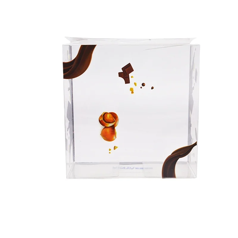 
Wholesale PVC packaging box environment friendly PET transparent chocolate and candy storage plastic box 