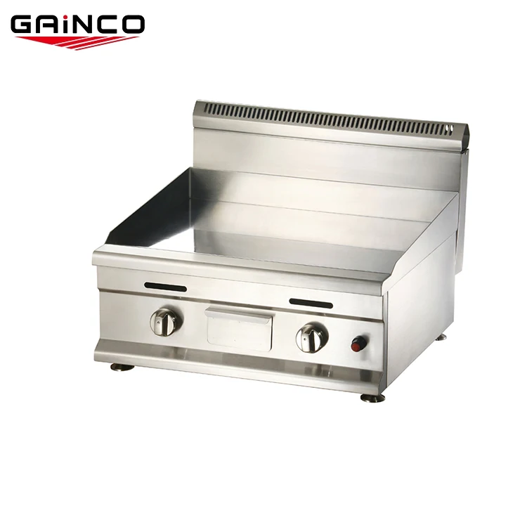 Industrial professional 12mm LPG2800 flat top gas griddle grill