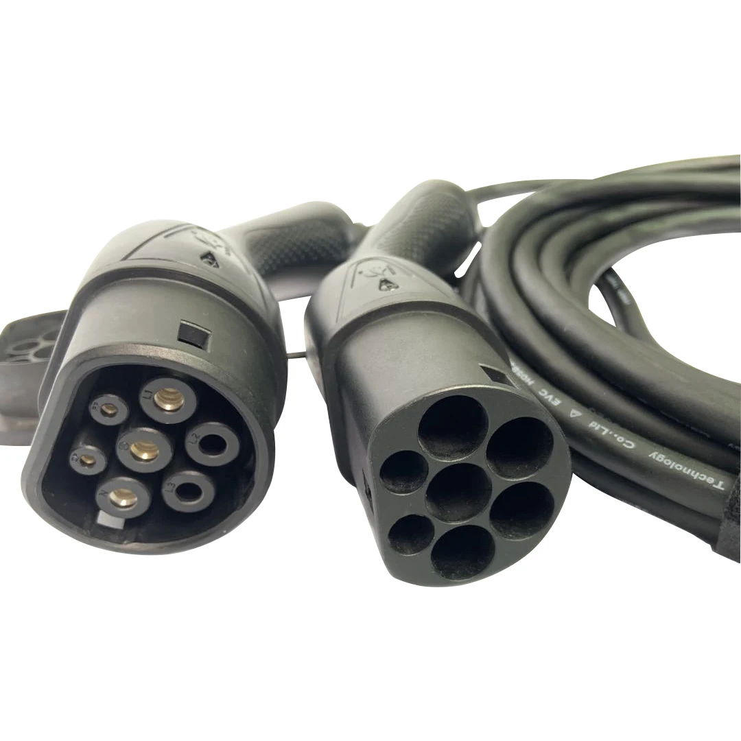 16A 3 Phase 11 Kw Type 2 Ev Charger Ac Charging Cables For Electric Vehicles Type 2 Ev Charger Cable