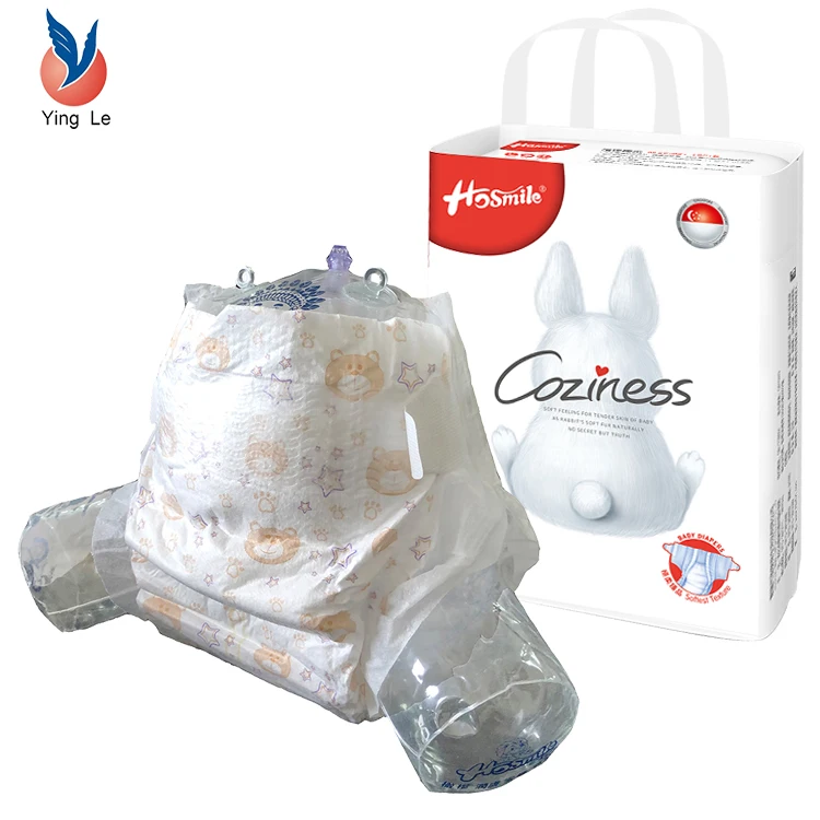 China Manufacture Supply Magic Tape Bulk Packing  baby diapers in bulk