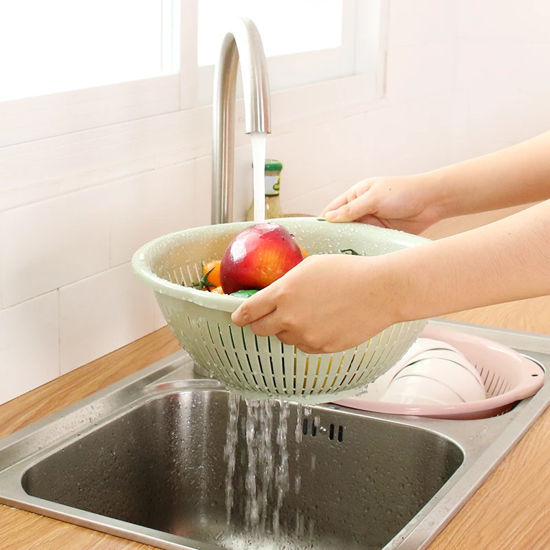Domestic Kitchen Multi-purpose wholesale plastic kitchen water puma sink basket strainer bowl set  kitchen basket