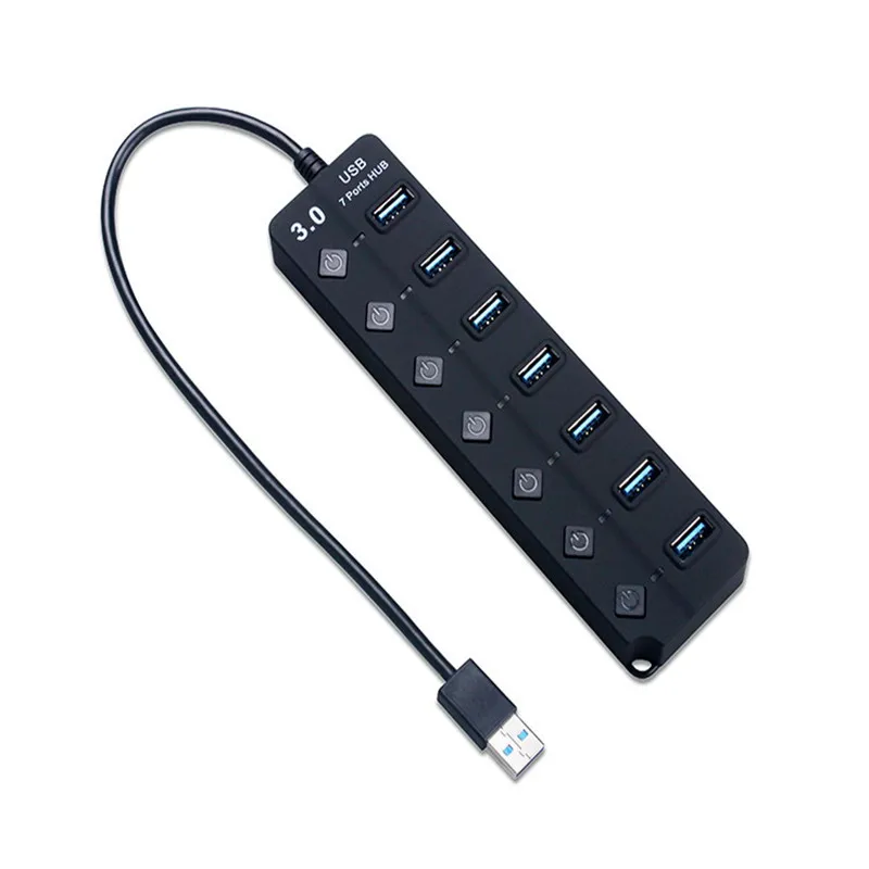  USB-концентратор версии 3 0 (7 USB-портов) и совместим с мышью/клавиатурой/жестким