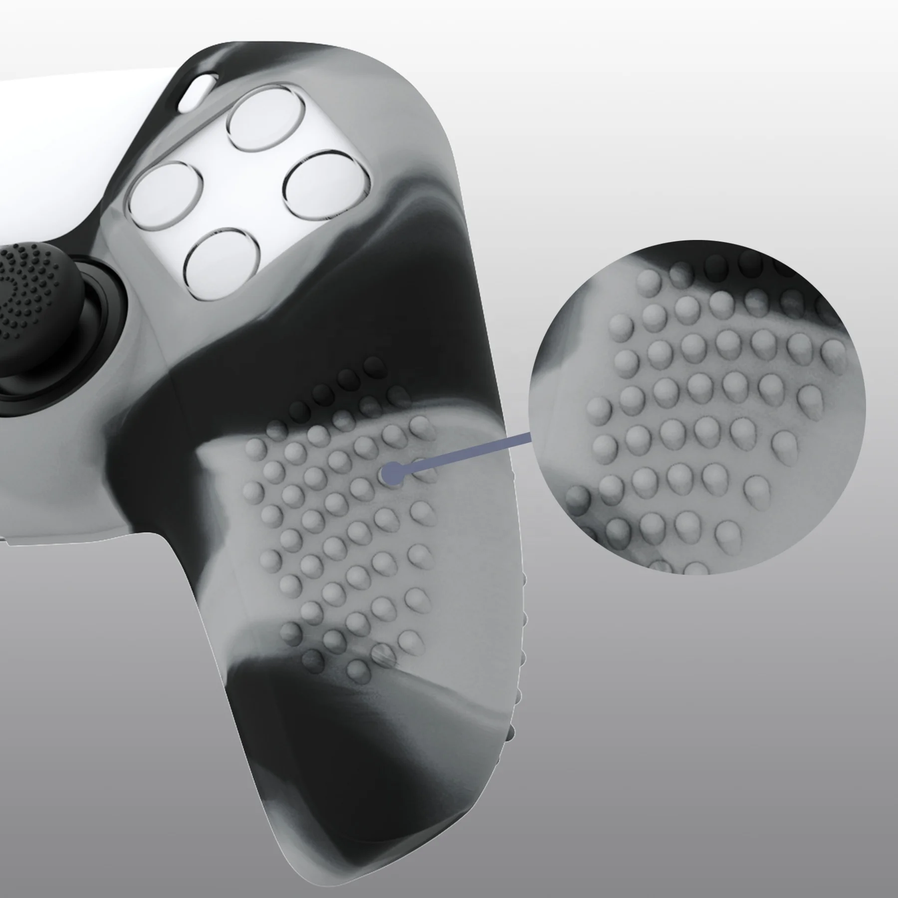 Anti-Slip Controller Case Silicone Skin Protective Cover Case for PS5 Playstation 5 DualSense Wireless Controller