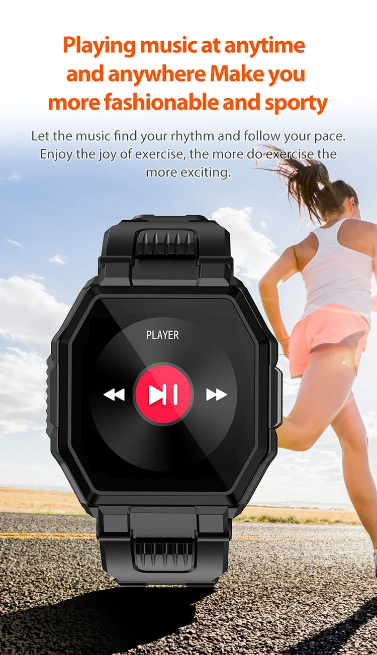 2021 new design Wholesale S9 Smart Watch bluetooth Call Heart Rate Blood Pressure Monitor IP67 Waterproof Touch Screen