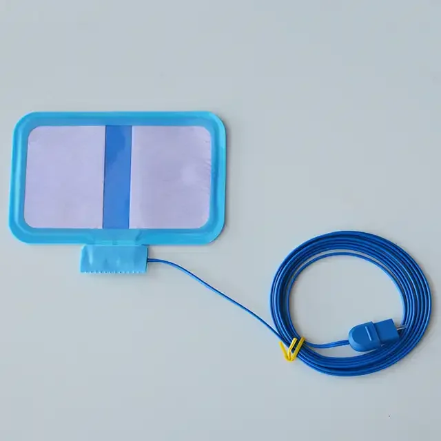 High Quality ESU Pad with Cable Disposable Sticky Electrosurgical Grounding Pad
