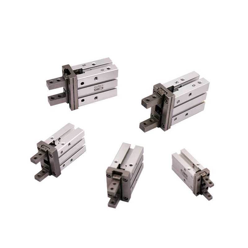 2-jaw Parallel  Pneumatic Gripper Air Cylinders Air Claw Industrial Robot Finger Gripper GMHZ2 Series