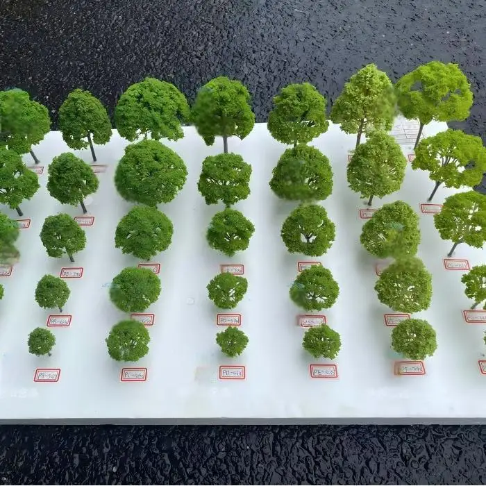 Scale Artificial Miniature Model tree and accessories  for Architect