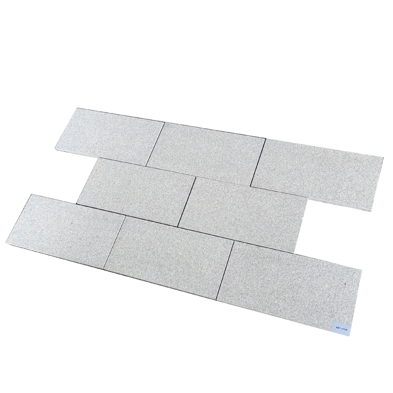 Modern Flamed Finish G633 Granite Natural Stone Outdoor Grey Granite Flooring Tiles