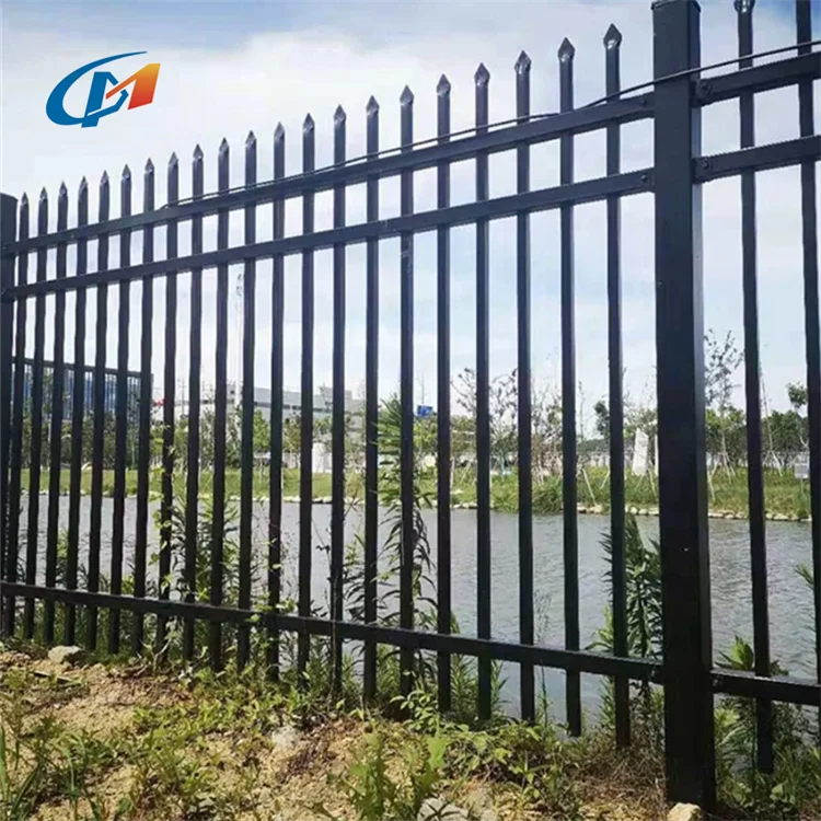 Backyard Wrought Iron Fence & Trellis Gates Ornament Metal Picket Fencing Driveway Rail Fence Panels