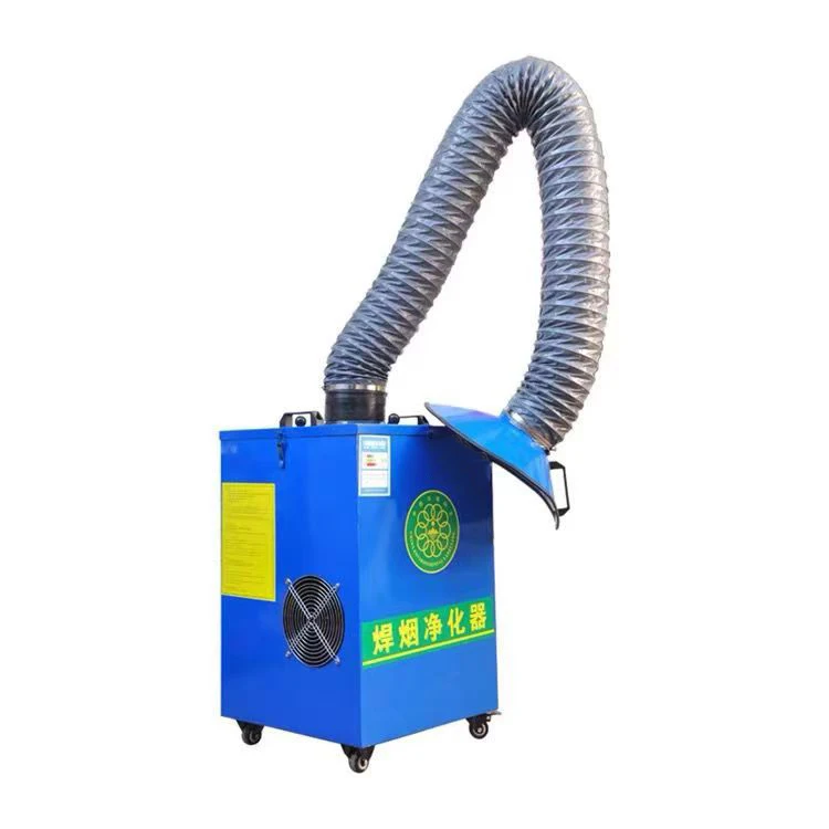 Welding Smoke Fume Extraction System Laser Metal Fume Extractor With Flexible Suction Arm