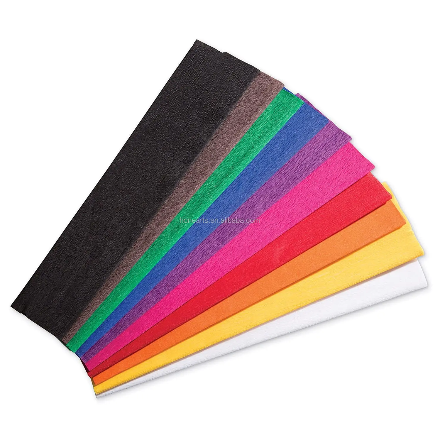 Wholesales Color crepe paper 17g 20% stretch color tissue paper wrapping color paper for handcraft