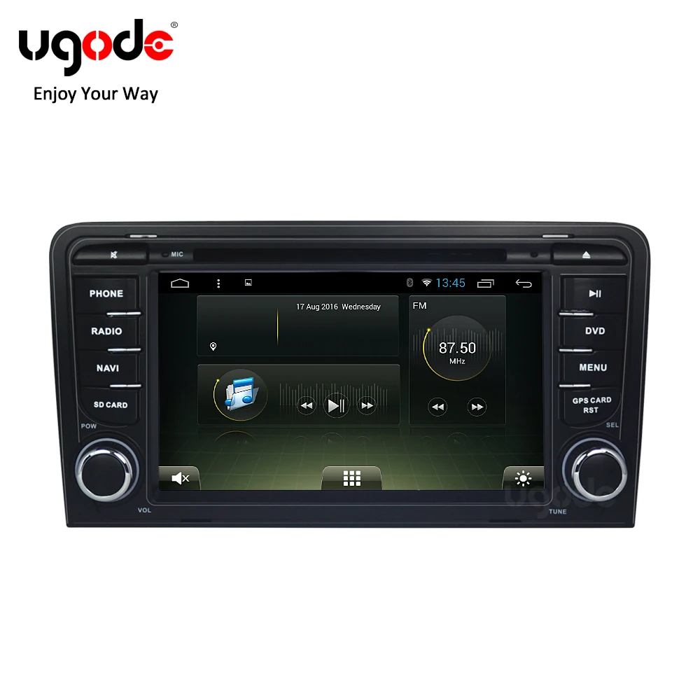 
Ugode Wholesale Android Car DVD Player GPS Navigation Stereo for Audi A3 QLE DVD GPS 