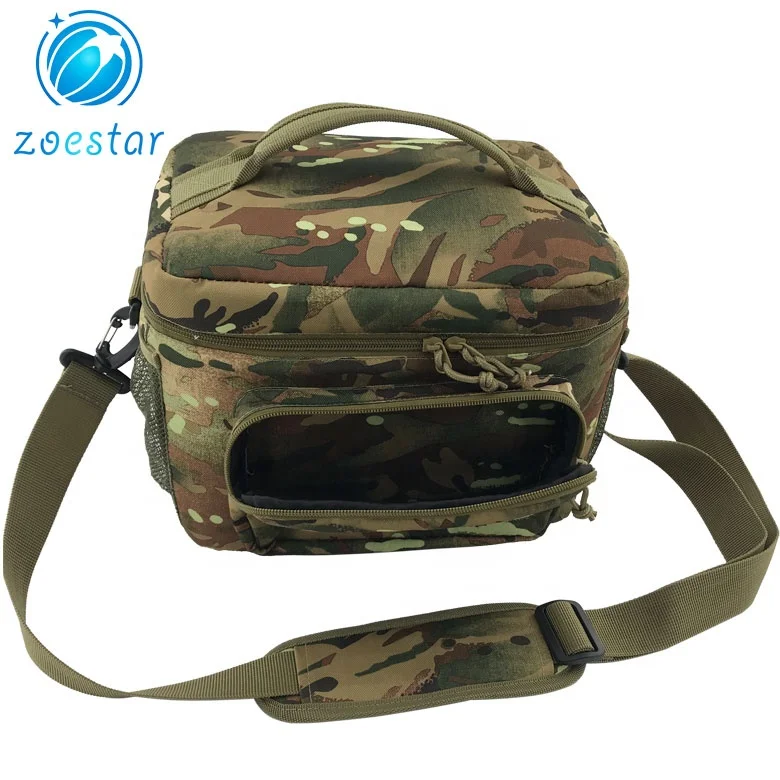 Tactical Lunch Cooler Bag Office Work Travel Picnic Beach Insulated Lunchbox Organizer with Molle Webbing